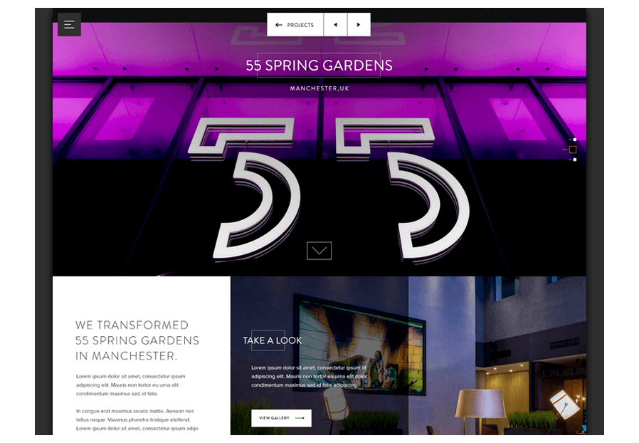 Serbolkuntigwa created the website for construction company ARCO to present their services